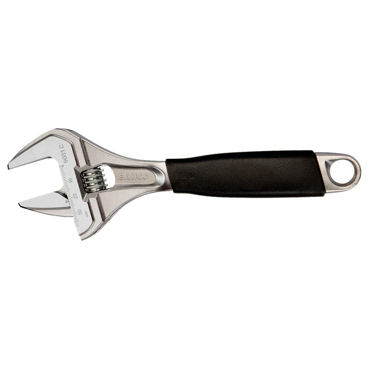 Bahco BAH9031RCUS Bahco 8" ERGO™ Central Nut Wide Opening Jaw Adjustable Wrenches with Rubber Handle BAHCO