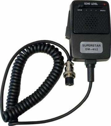 WORKMAN SUPERSTAR DM-452 CB Radio Echo Power Microphone 4 Pin Bandit