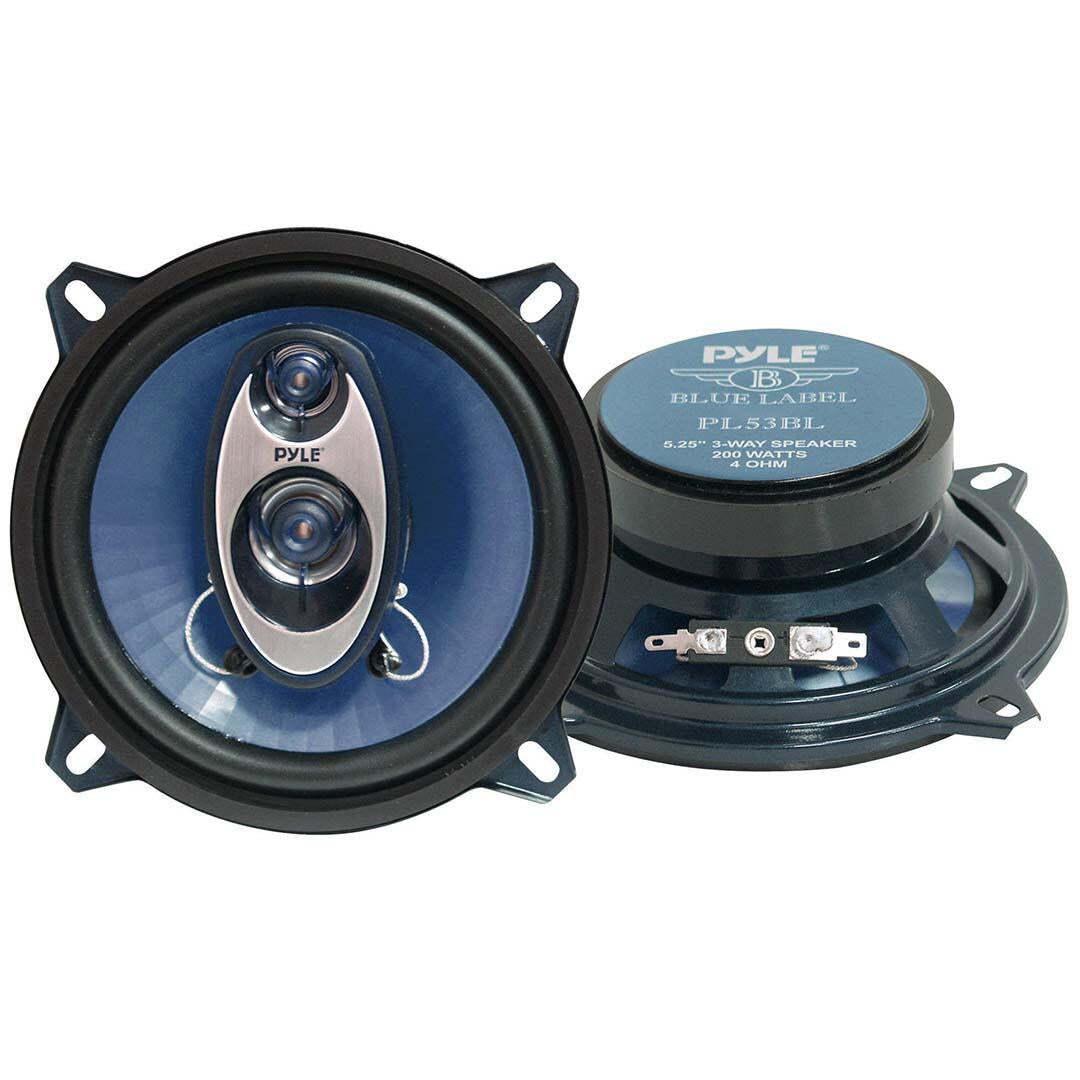 Pyle PL53BL  5.25″ 3-Way Speakers Pyle