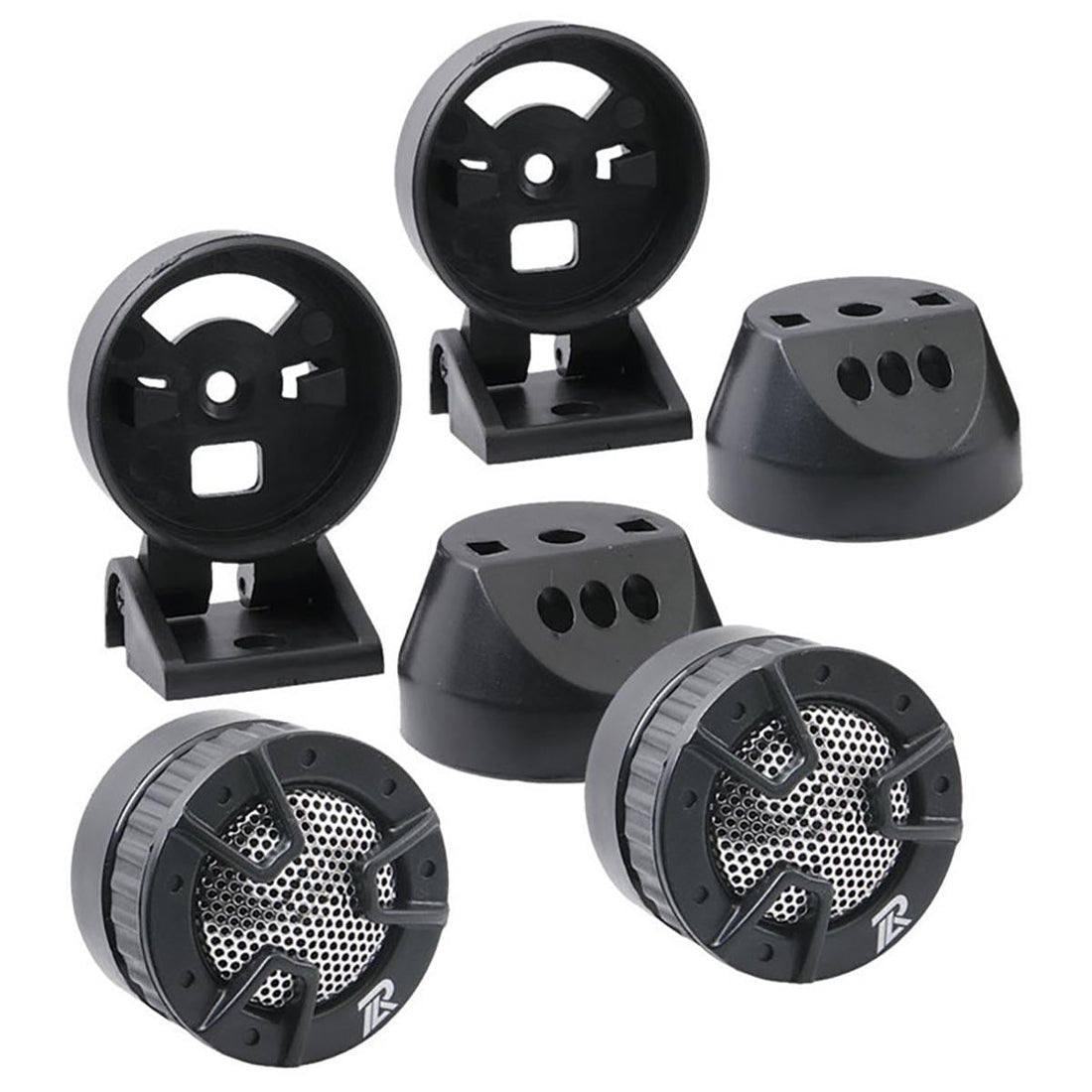 Power Acoustik NB-4  1" Piezo Tweeters (Pair) 250 Watts Max 4-Way Mount Power Acoustik