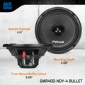 PRV Audio 6MR400-NDY-4 BULLET 6.5 MIDRANGE LOUDSPEAKER PRV Audio