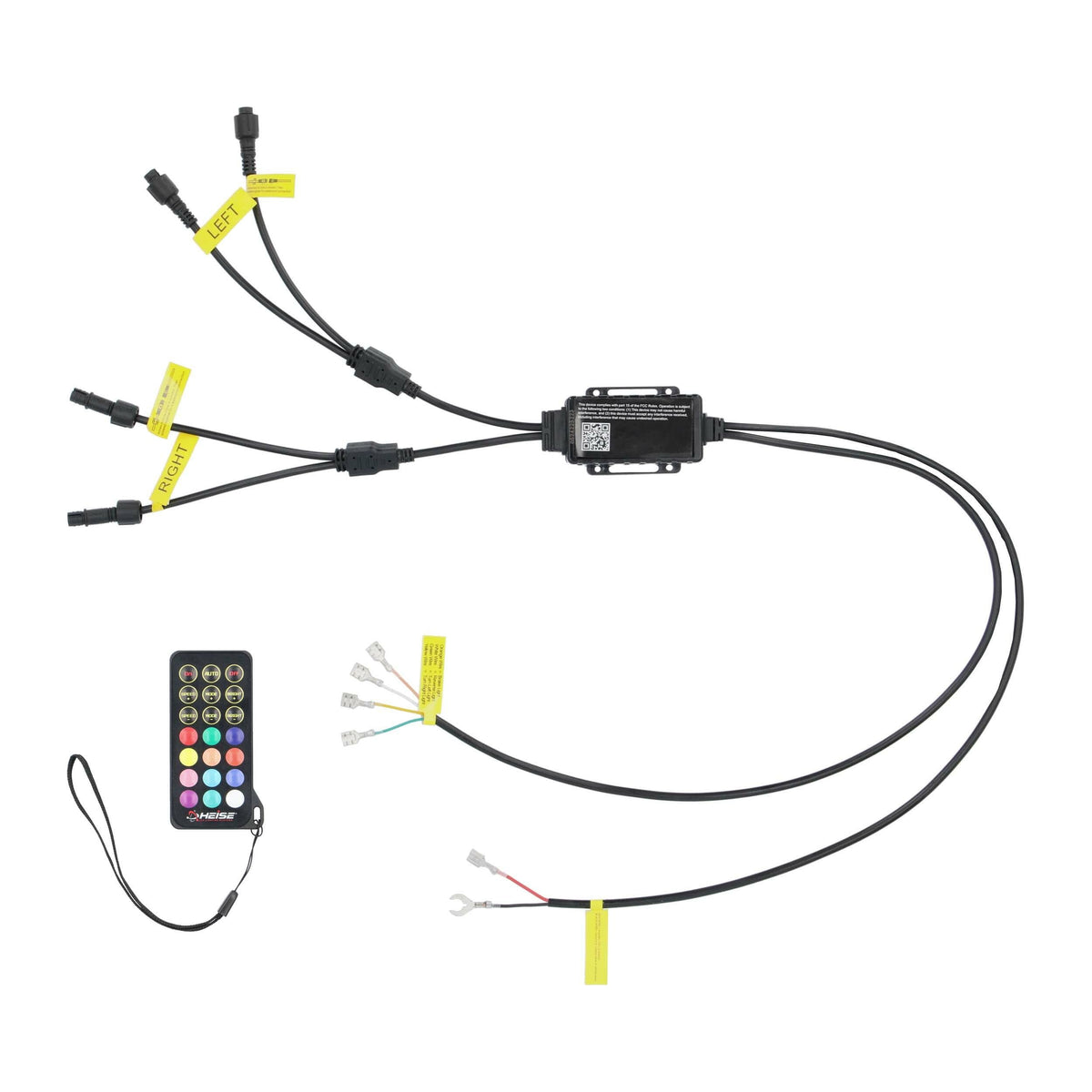 Heise RGB1-UNDGLED 4-Piece RGB LED Underglow Kit HEISE LED Lighting Systems