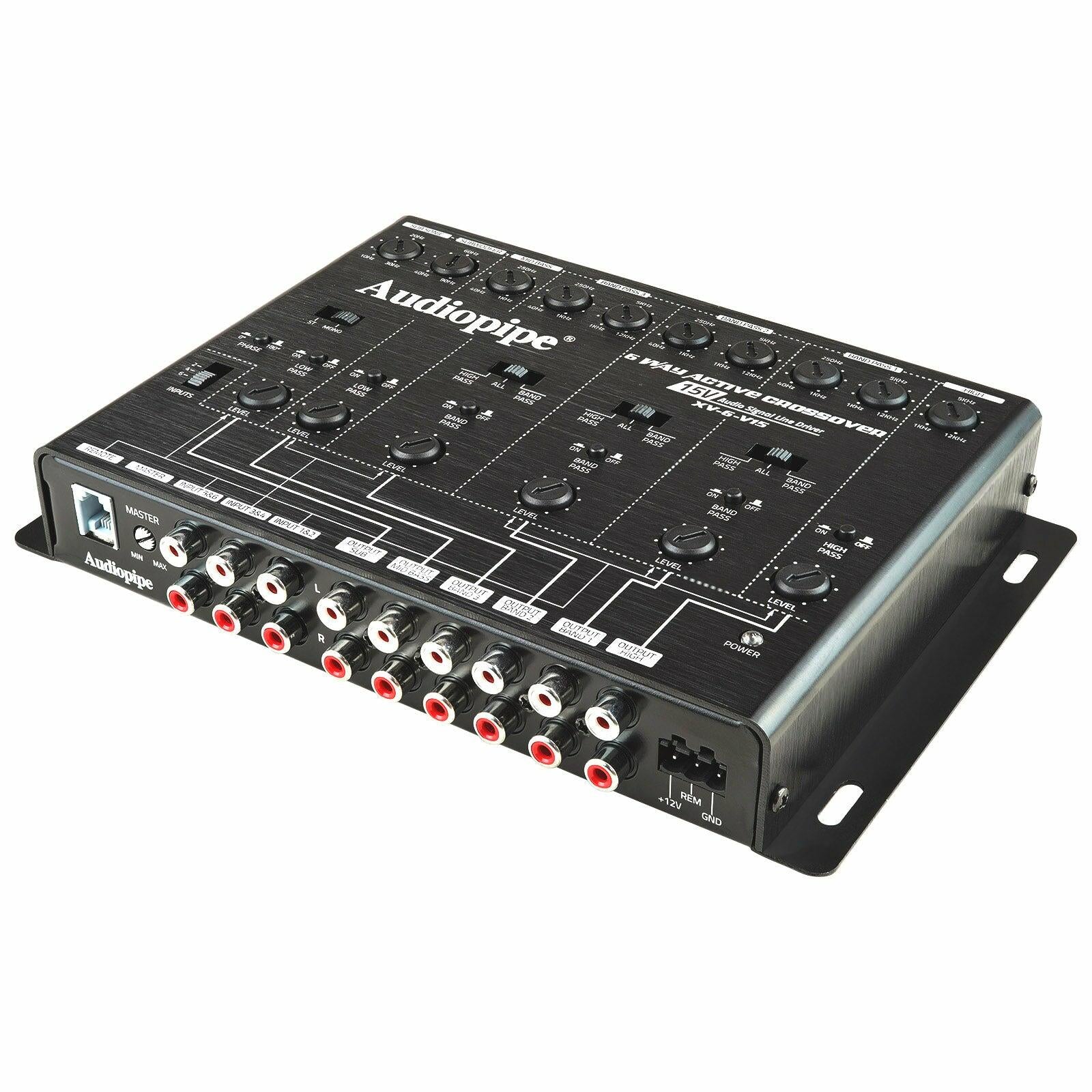 Audiopipe XV-6-V15 6-Way Active Crossover (XV-6-V15) Audiopipe