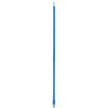 Firestik KW4-BL 4 Foot Heavy Duty Trim To Tune 400 Watt Top Loaded Fiberglass 5/8 Wave Cb Antenna With 3/8"x24" Threaded Base In Blue Firestik