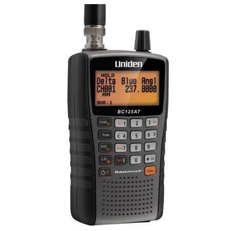 Uniden BC125AT 500 Channel Handheld Scanner With Alpha Lcd Display Uniden