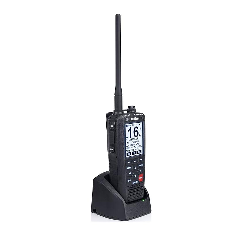 Uniden MHS338BT 6 Watt Vhf Class D Dsc Marine Handheld Radio With Gps & Bluetooth Connectivity Uniden