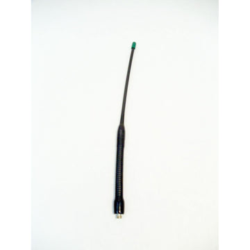 Larsen KD2142HQ 10" Tall 142mhz 1/4 Wave Helical Rubber Kulduckie With 1/4 - 32 X3/16" Threads  (green Cap) Larsen