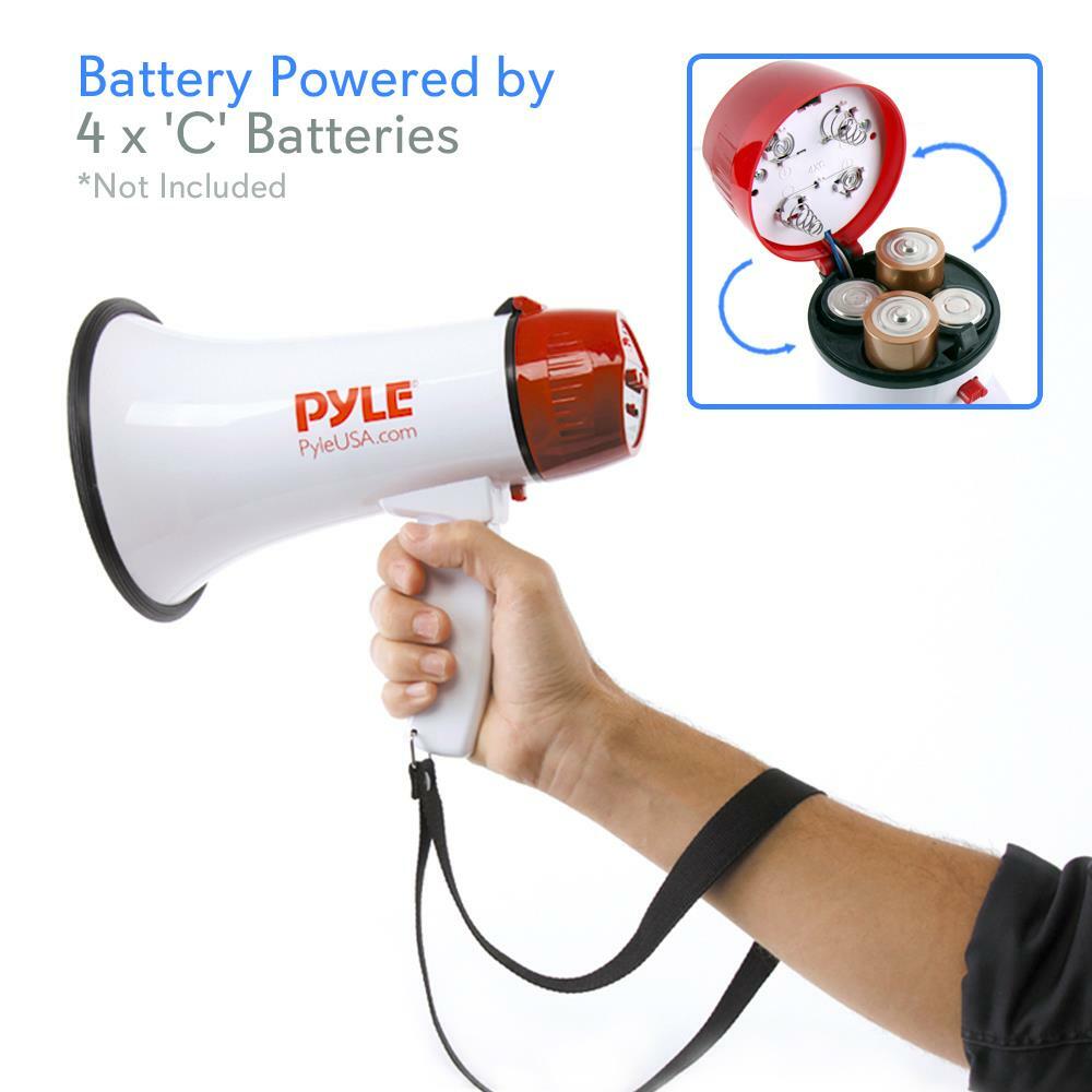 Pyle PMP37LED  Pro Megaphone with Siren/Talk/LED light Pyle
