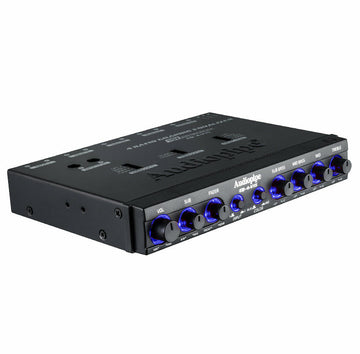 Audiopipe EQ-4-V15 4 Band Graphic Equalizer with Subwoofer Control