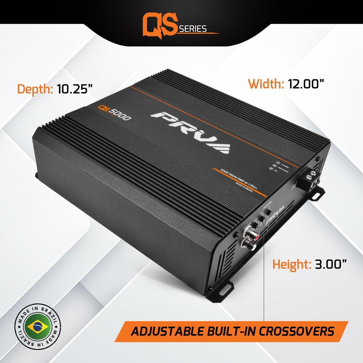 PRV Audio QS5000 1 Ohm 1 Channel Full Range Amplifier PRV Audio