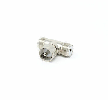 Workman TAT Dual Cable T Connector - PL 259 to SO - 239 Bandit