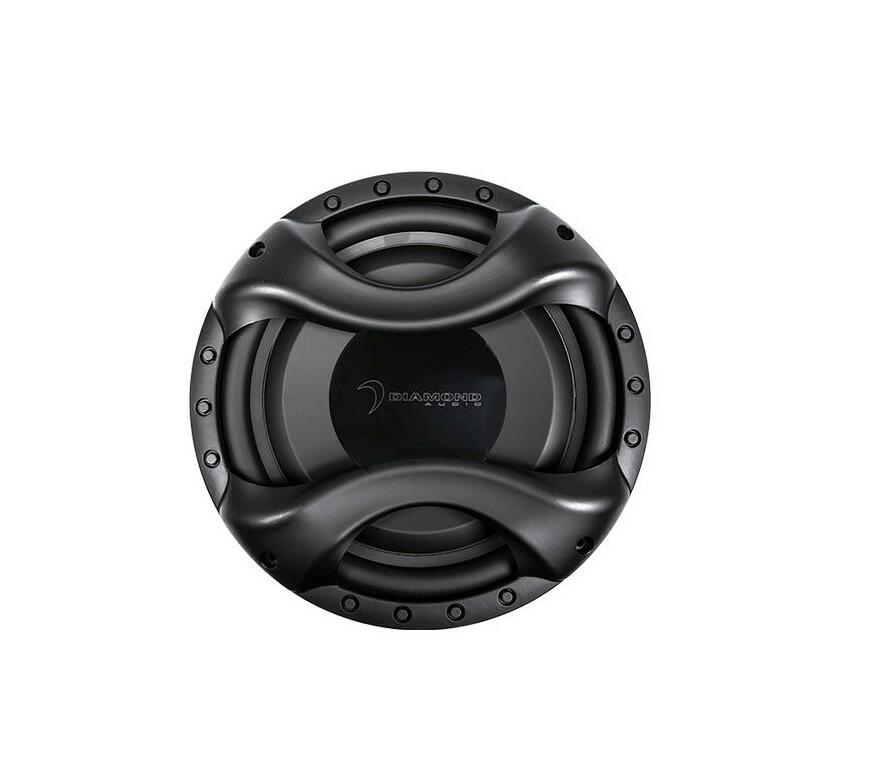 Diamond Audio DMD102SH 500W Peak (250W RMS) 10" DMD-SH Series Dual 2-ohm Shallow Car Subwoofer Diamond