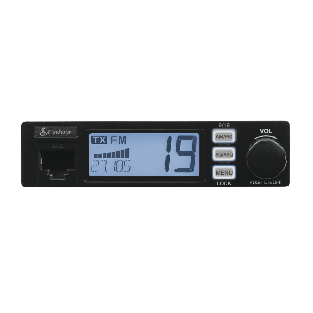 Cobra 19MINIAMFM 19mini Am/fm Ultra-compact 40 Channel CB Radio Cobra