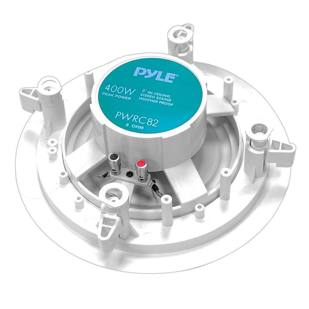 Pyle PWRC82  8" Indoor / Outdoor Ceiling Mount Speakers (Each) Pyle