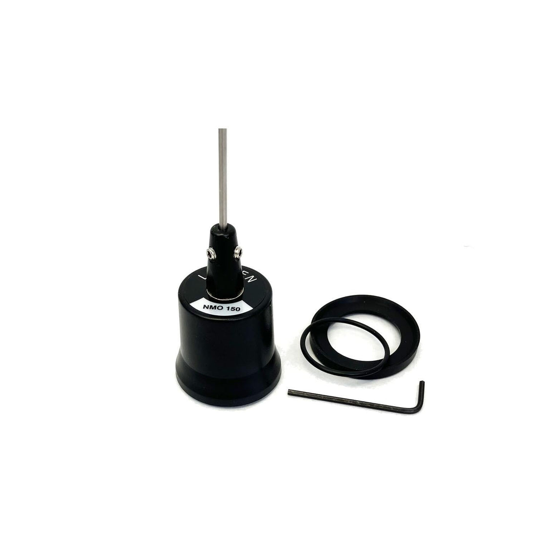 Larsen NMO150C 144-174mhz 3db Black Nmo Coil & Chrome 49" Whip Larsen