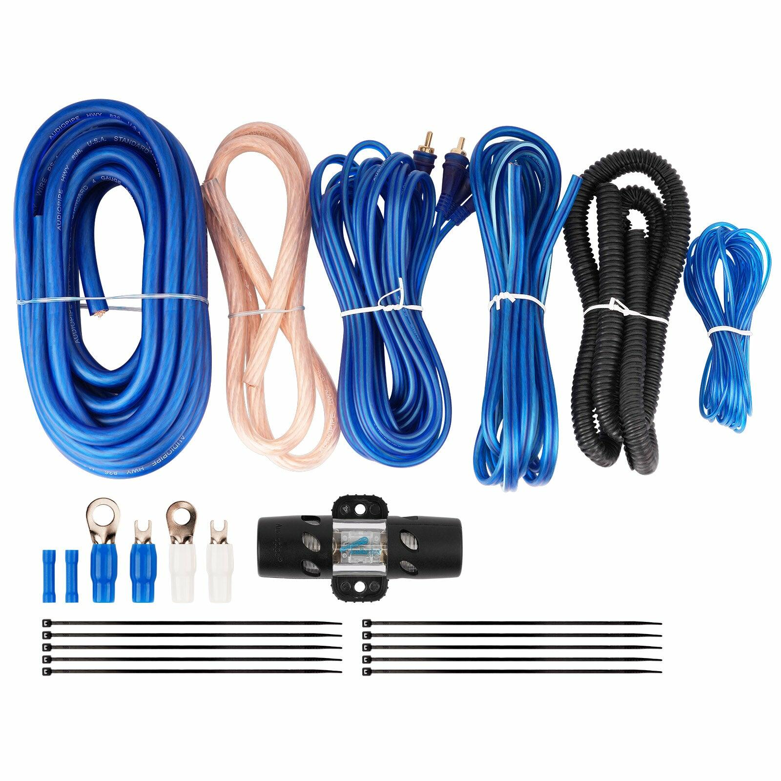 Audiopipe PKV-2100PS 4 GA Power Installation Kit (PKV-2100PS) Audiopipe