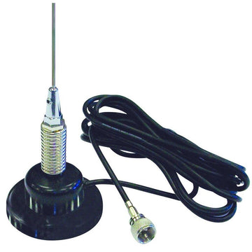 Procomm PC36S 36" Magnet Mount CB Antenna With Stainless Steel Rod, Shock Spring, 15' Rg58 Coax With Uhf Connector Procomm
