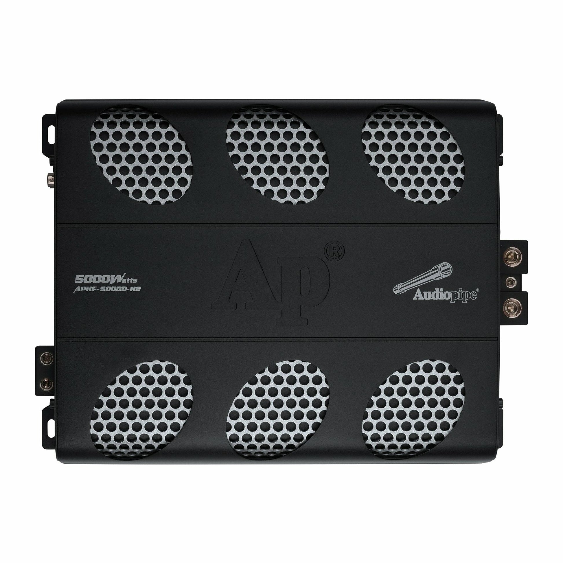 Audiopipe APHF-5000D-H2 5000 Watts Full Range Class D Mosfet Amplifier (APHF-5000D-H2) Audiopipe