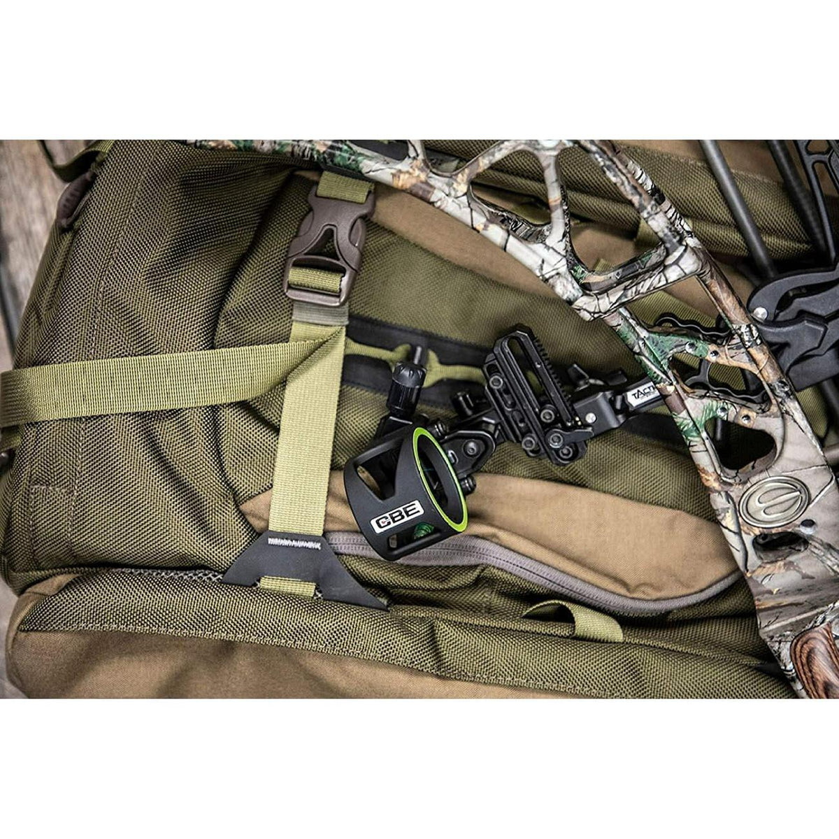 CBE CBE-TCH-3-19  Archery Tactic Hybrid 3-Pin Bow Sight with 0.019 Fibers (Ambidextrous) CBE
