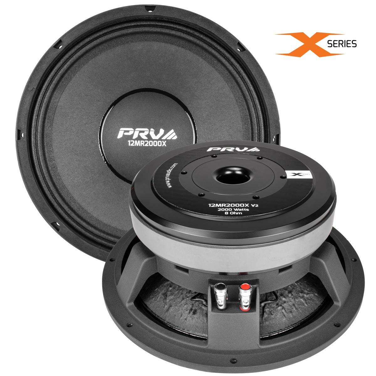 PRV Audio 12MR2000X v2 12" MIDRANGE LOUDSPEAKER (Each) PRV Audio
