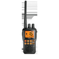 Uniden MHS75 Submersible Compact Handheld Vhf Marine Radio With Orange Backlit Keypad & Lcd Display Uniden