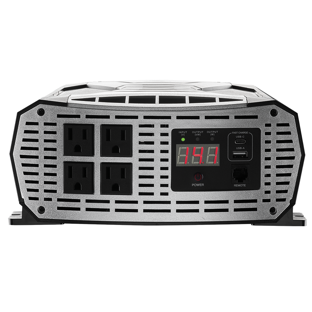Cobra CPI3000W 3,000 Watt Modified Sine Wave Inverter - 6,000 Watt Surge With 4 Ac Outlets And 2 Usb Ports Cobra