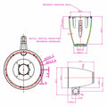 Audiopipe APMP-1001WETW 10 Marine Tower Enclosures & Powersport Tower Enclosures (APMP-1001WETW) (Pair) Audiopipe