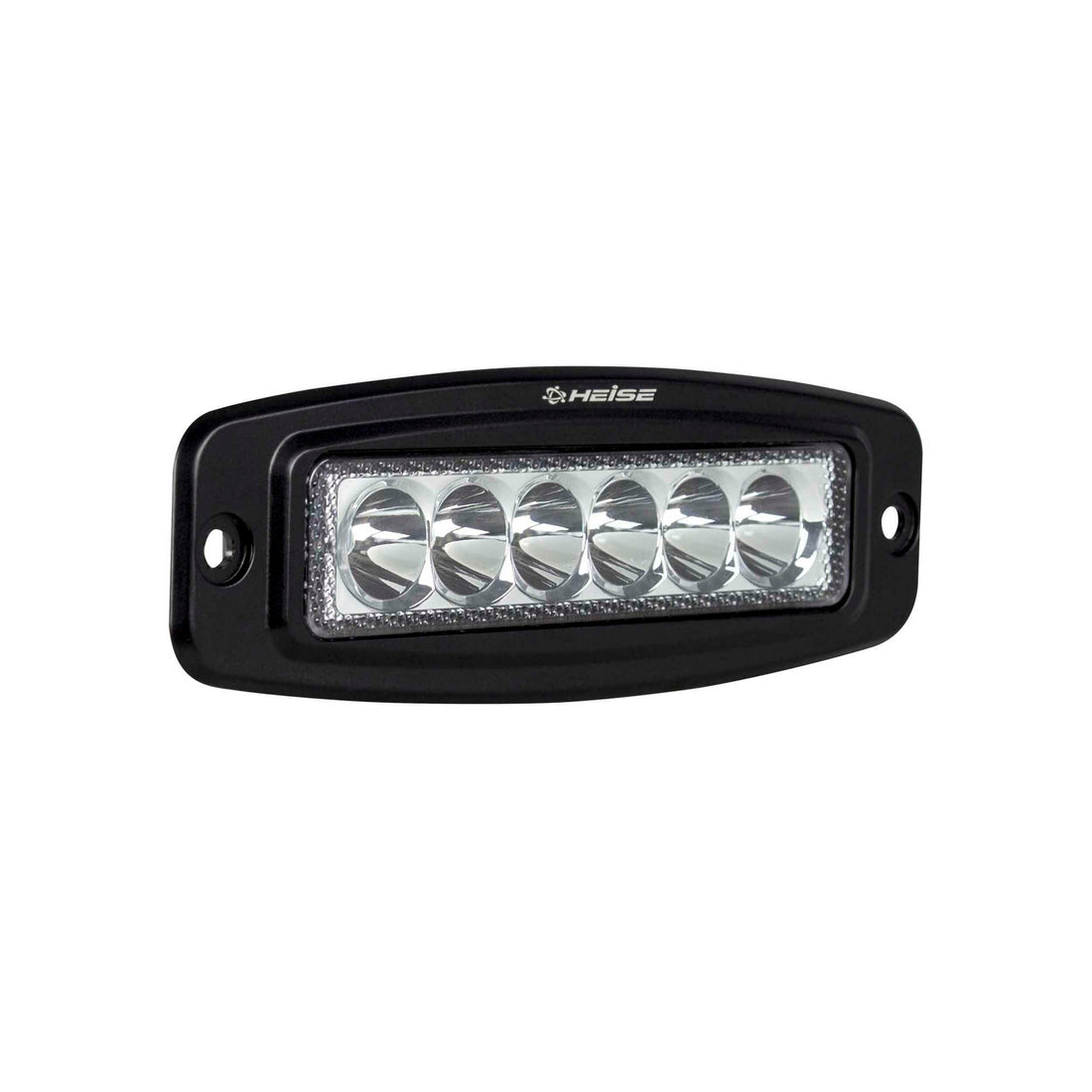 Heise HE-FMDL1 Single Row Flush Mount Driving Light - 6 LED Heise