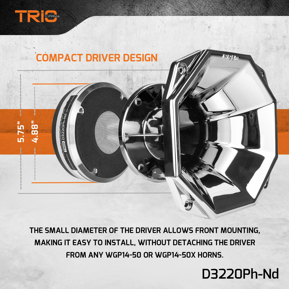 PRV Audio D3220Ph-Nd 2" EXIT MIDRANGE COMPRESSION DRIVER PRV Audio