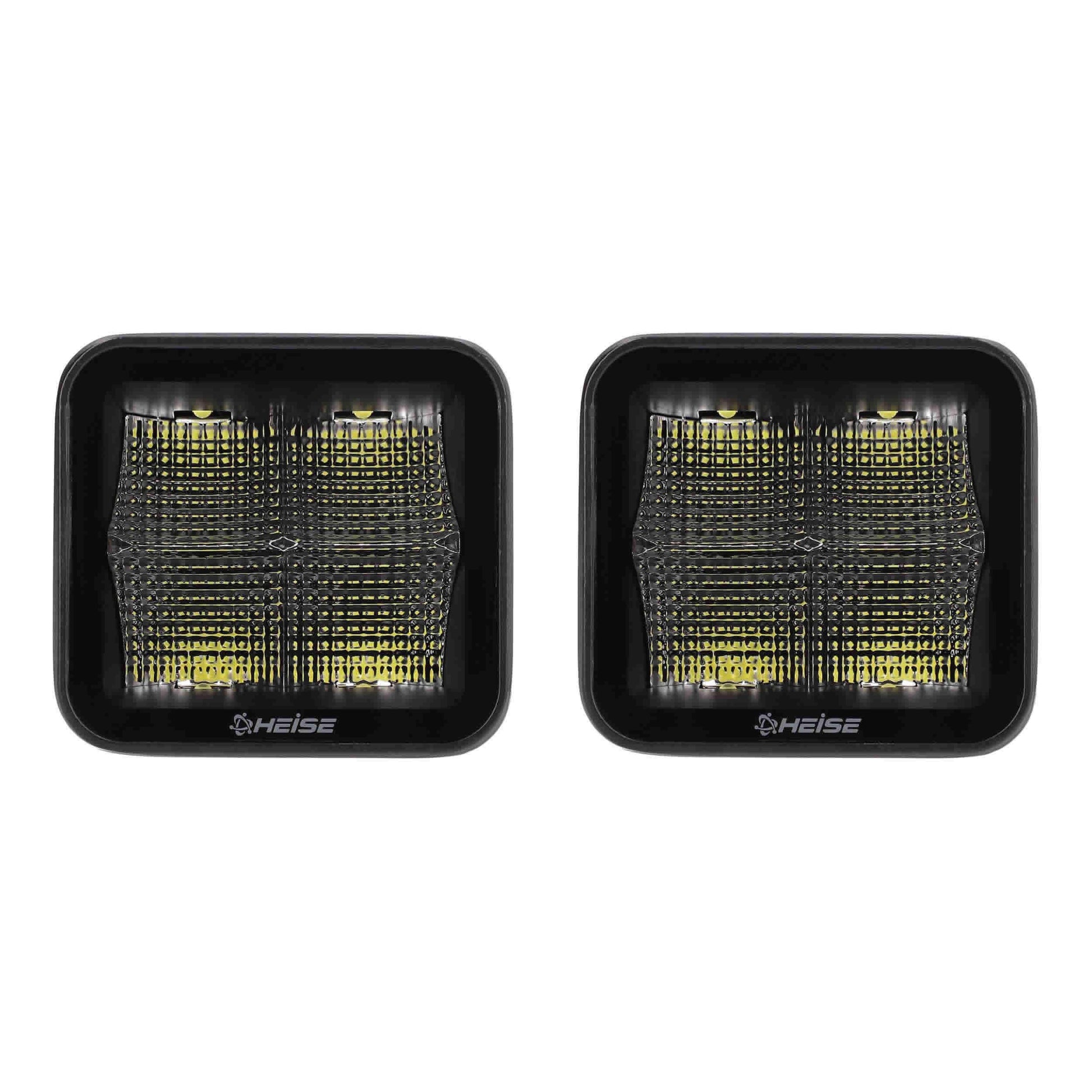 Heise HE-BCF32PK Blackout 3" - 4 LED Flood Cube - 2 Pack Heise