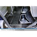 Smartliner SA0571/B0571 Smartliner Floor Liners Front/2nd Row 2022–2025 Nissan Frontier Crew Cab (Black) SMARTLINER