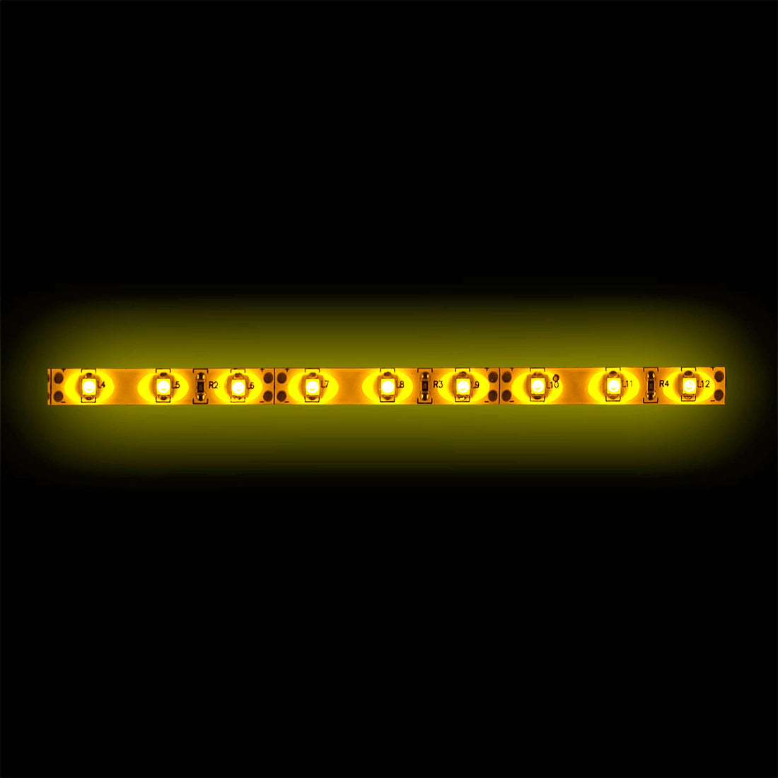 Heise HE-A535 3528 Amber Light Strip - 5 Meter, 60 LED, Bulk Heise