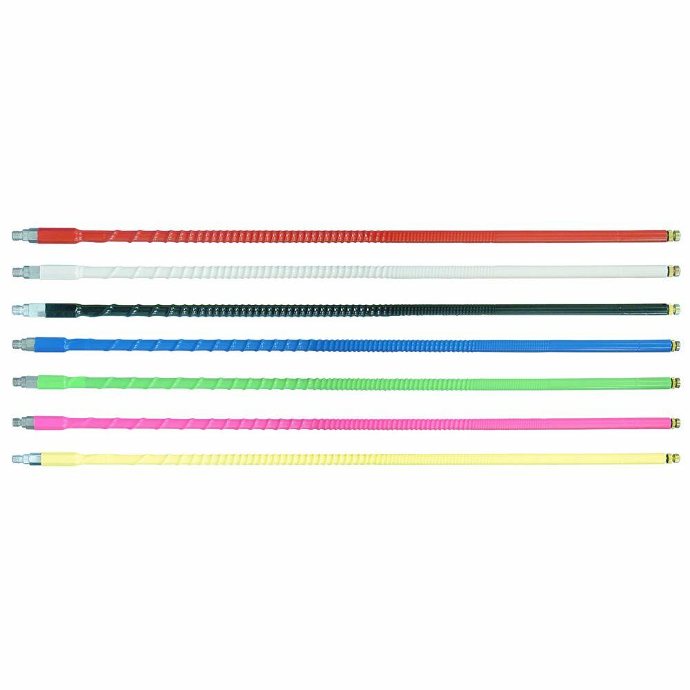 Firestik FS2-BL 2 Foot Heavy Duty 300 Watt Top Loaded 5/8 Wave Cb Antenna With 3/8"x24" Threaded Base In Bright Blue Firestik