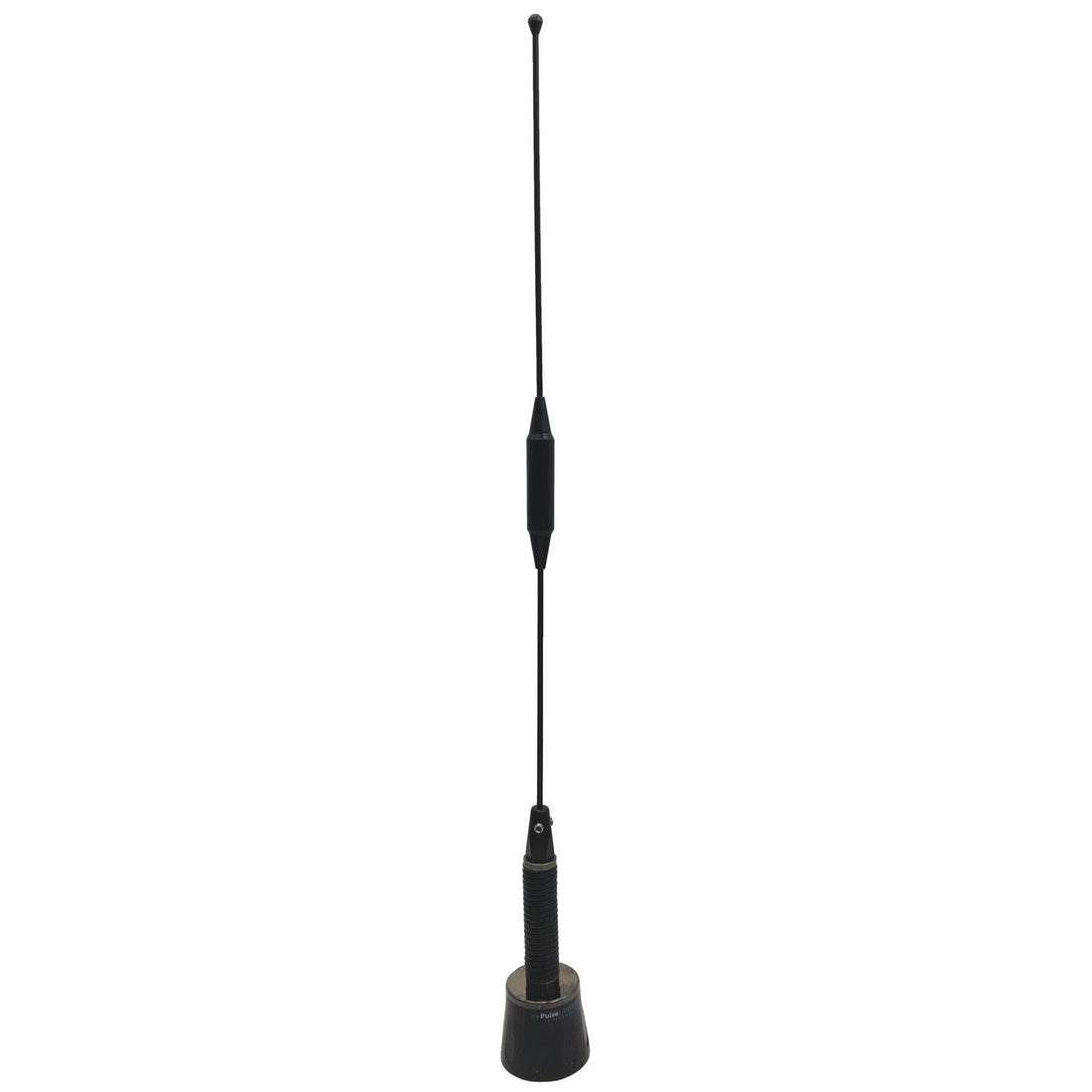 Larsen NMO150/450/758 17-3/4" Black Tri-band Antenna With Spring For Frequencies 150, 450 & 748 Mhz, 3 /4" Nmo Base Mount Larsen