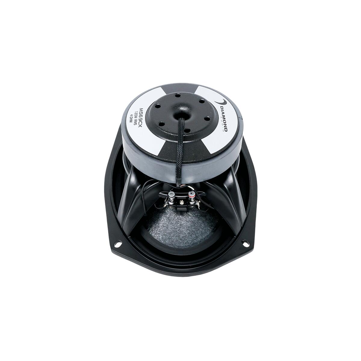 Diamond Audio MS69CX 6"x9" 2-Way Coaxial Speakers w/Titanium Dome Tweeter (4) - MS69CX Diamond