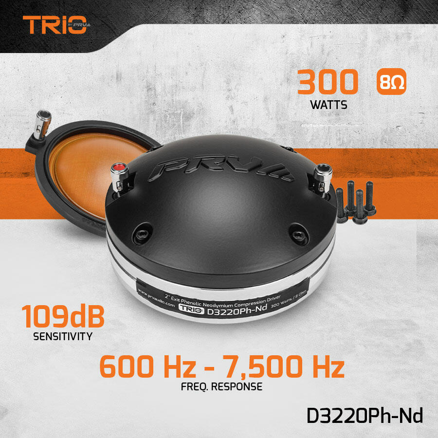 PRV Audio D3220Ph-Nd 2" EXIT MIDRANGE COMPRESSION DRIVER PRV Audio