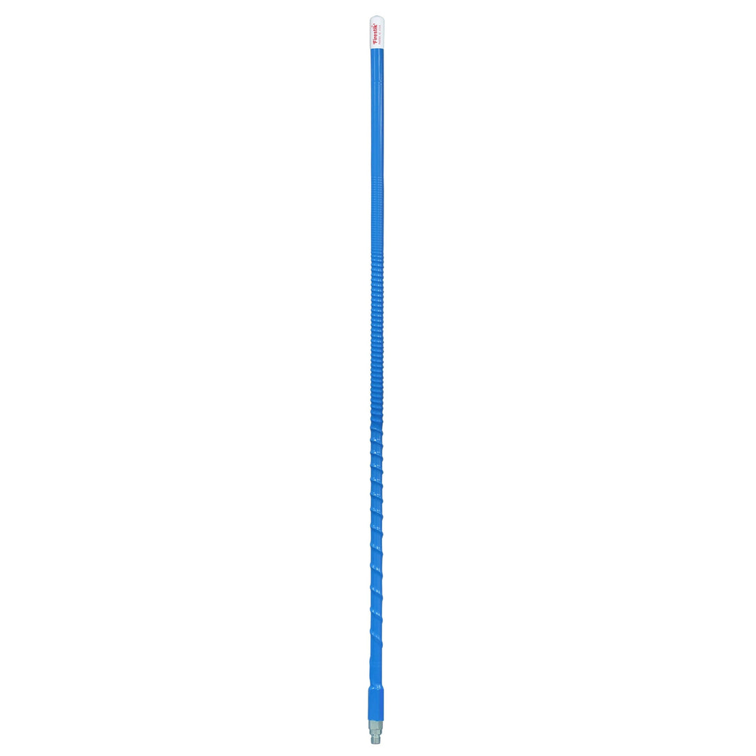 Firestik KW5-BL 5 Foot Heavy Duty Trim To Tune 500 Watt Top Loaded Fiberglass 5/8 Wave Cb Antenna With 3/8"x24" Threaded Base In Blue Firestik