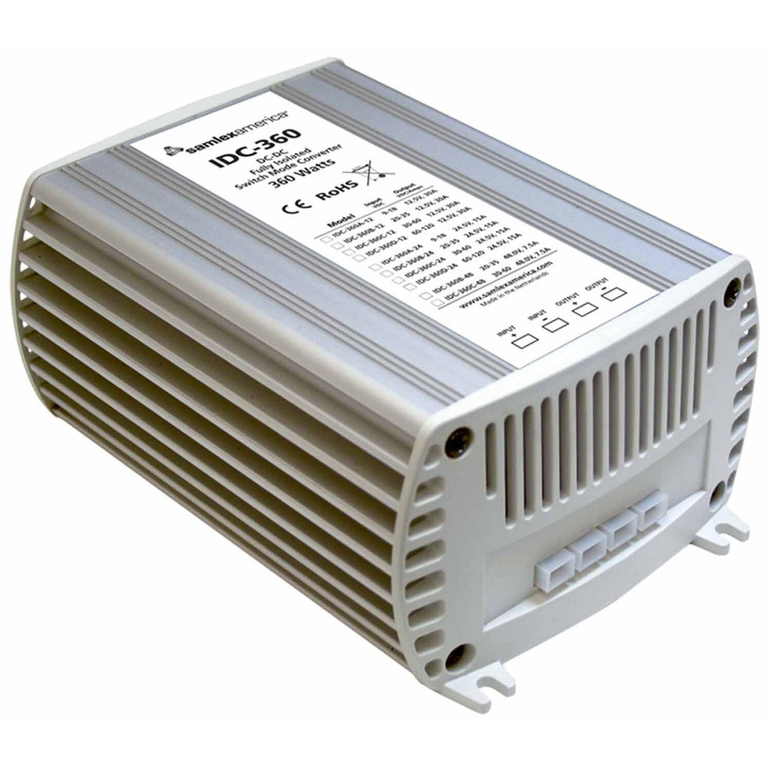 Samlex IDC360A12 360 Watt Fully Isolated DC To DC (12 Volt To 12 Volt) Converter Samlex