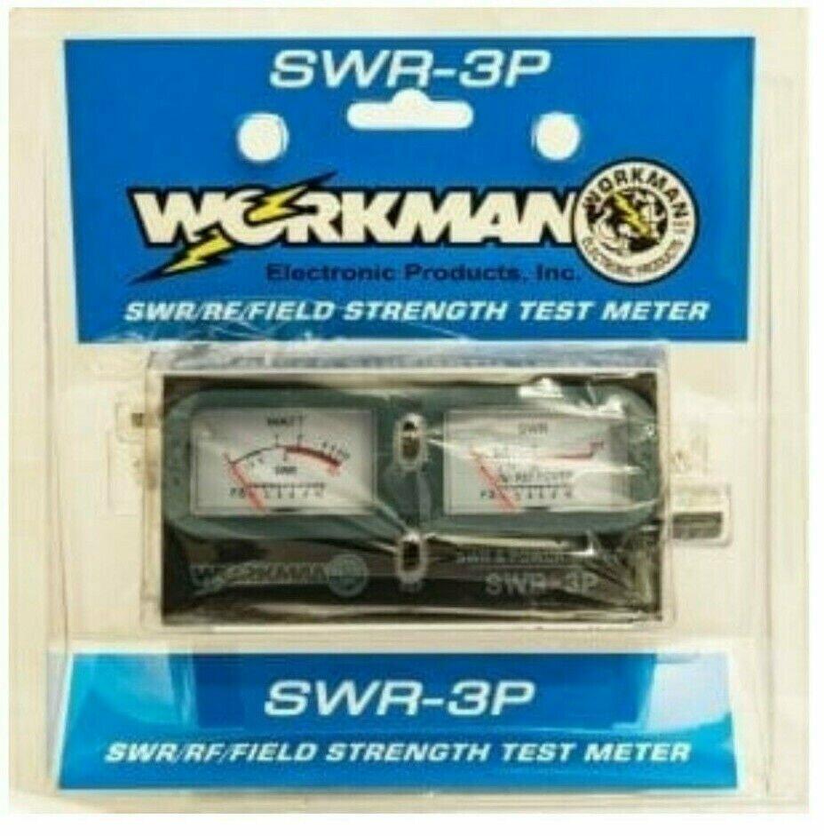 Workman SWR-3P SWR/RF Field Strength CB Radio Antenna Dual Test Meter Bandit