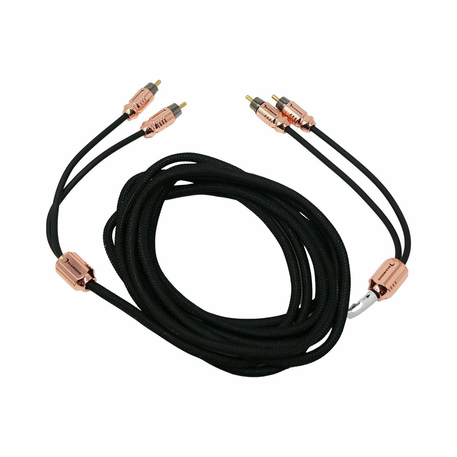 Diamond Audio HX12 12Ft Two Channel RCA Cable - HX12 Diamond
