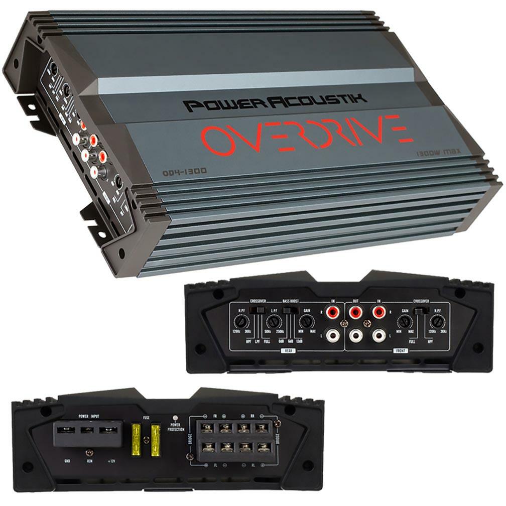 Power Acoustik Ow-Od4-1300  1300 Watt Max 4 Channel Power Acoustik