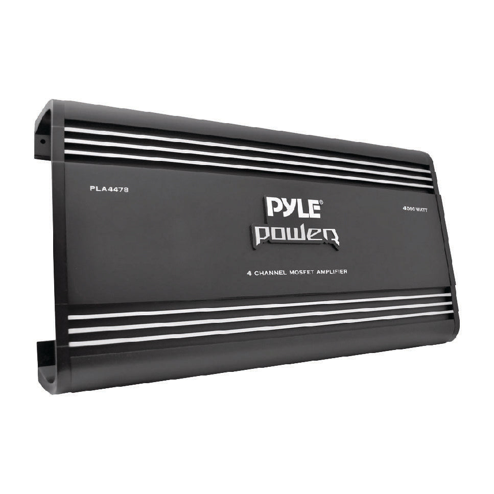 Pyle PLA4478  4 Channel 4000W Bridgeable Mosfet Amplifier Pyle