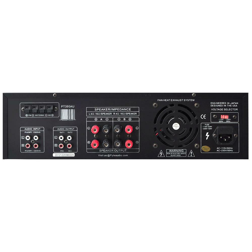Pyle PT390AU  Home AM/FM Stereo Receiver System Pyle