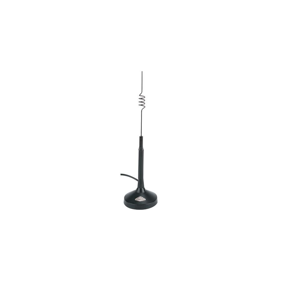 Cobra HGA1000 Highgear 100 Watt Cellular Style CB Magnetic Mount Antenna With Coax Cable Cobra