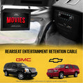 Crux-2444A Rear Seat Entertainment (RSE) Retention Cable in Select General Motors Trucks & SUV’s '12 - '14 CRUX