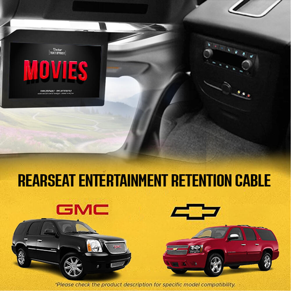 Crux-2444A Rear Seat Entertainment (RSE) Retention Cable in Select General Motors Trucks & SUV’s '12 - '14 CRUX
