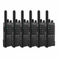 Cobra PX650BCH6 6 Pack Uhf Business Radios With 42 Mile Range & Dock Charger Cobra
