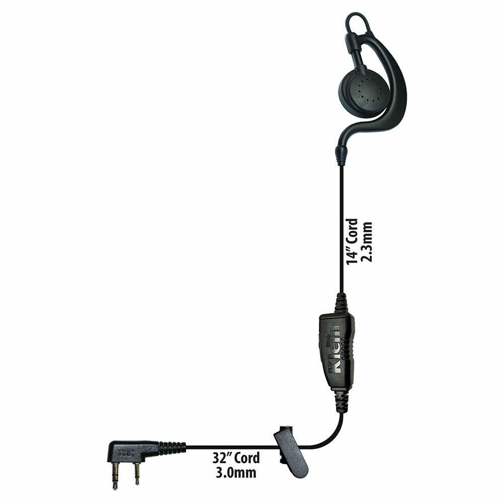 Klein Electronics - BLACKBOXAGENTK1 - Klein - Blackboxagentk1 Single-wire Earpiece With Earloop... Klein