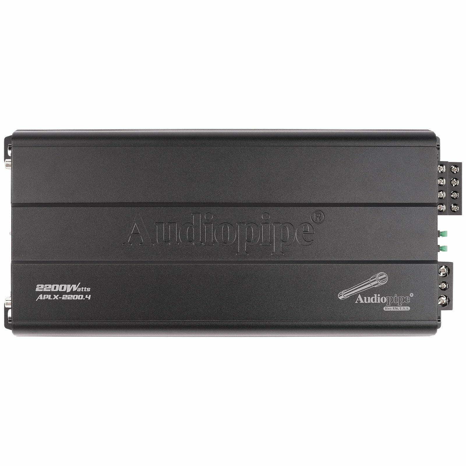Audiopipe APLX-2200.4 4-Channel Class A/B Mosfet Amplifier (APLX-2200.4) Audiopipe