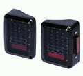 Heise JP-TL01S LED Grid Taillights with Smoked Lens for 2007-2019 Jeep Wrangler JK (pair) Metra